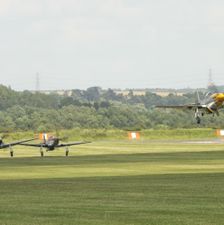 North American P-51 Mustang formation