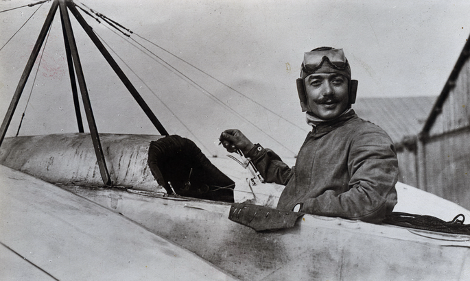 Adolphe Pégoud - first pilot to be called "ace"