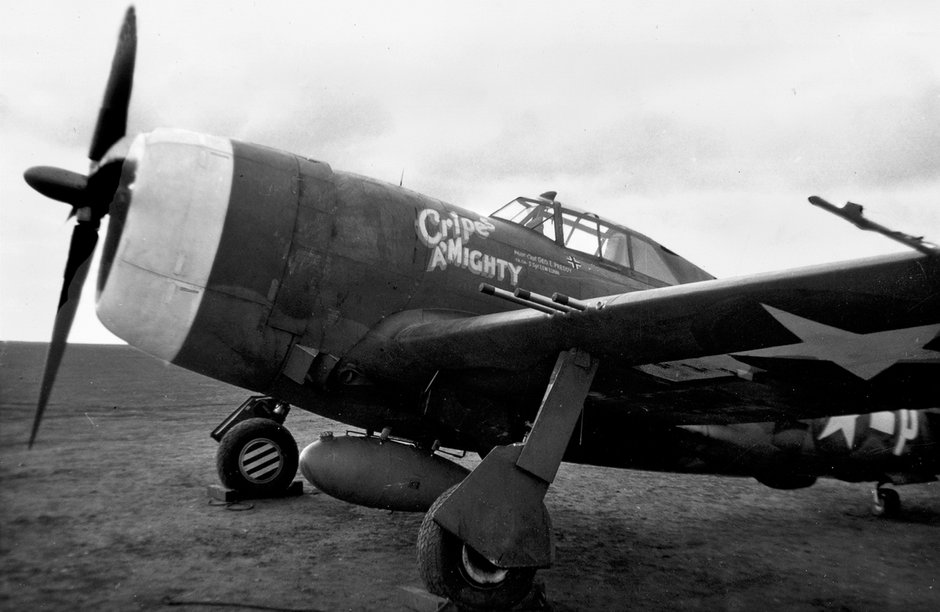 352nd FG 487th FS P-47C 42-8500 Cripes A Mighty flown by George Preddy