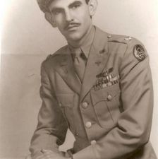 Major George Preddy in dress uniform
